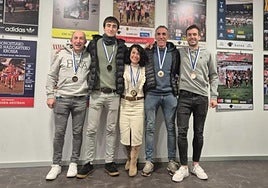 Triatletak, sariekin.