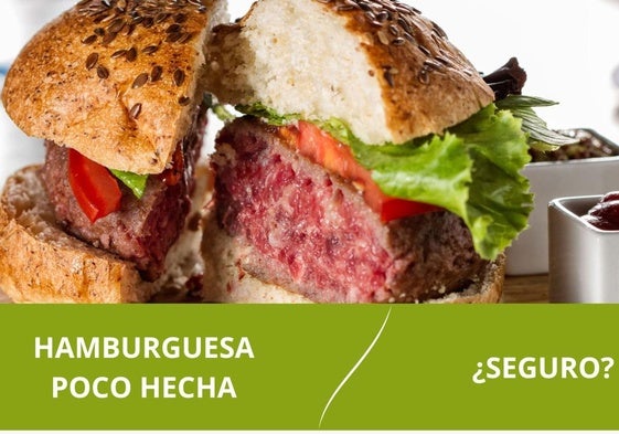 El Gobierno Vasco lanza una alerta sanitaria por el consumo de hamburguesas poco hechas: «Hay que cocinarlas suficientemente»