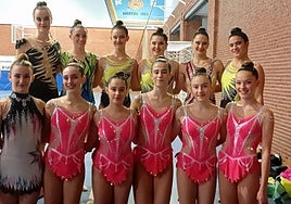 Las chicas sénior y cadetes de Zubiberri.