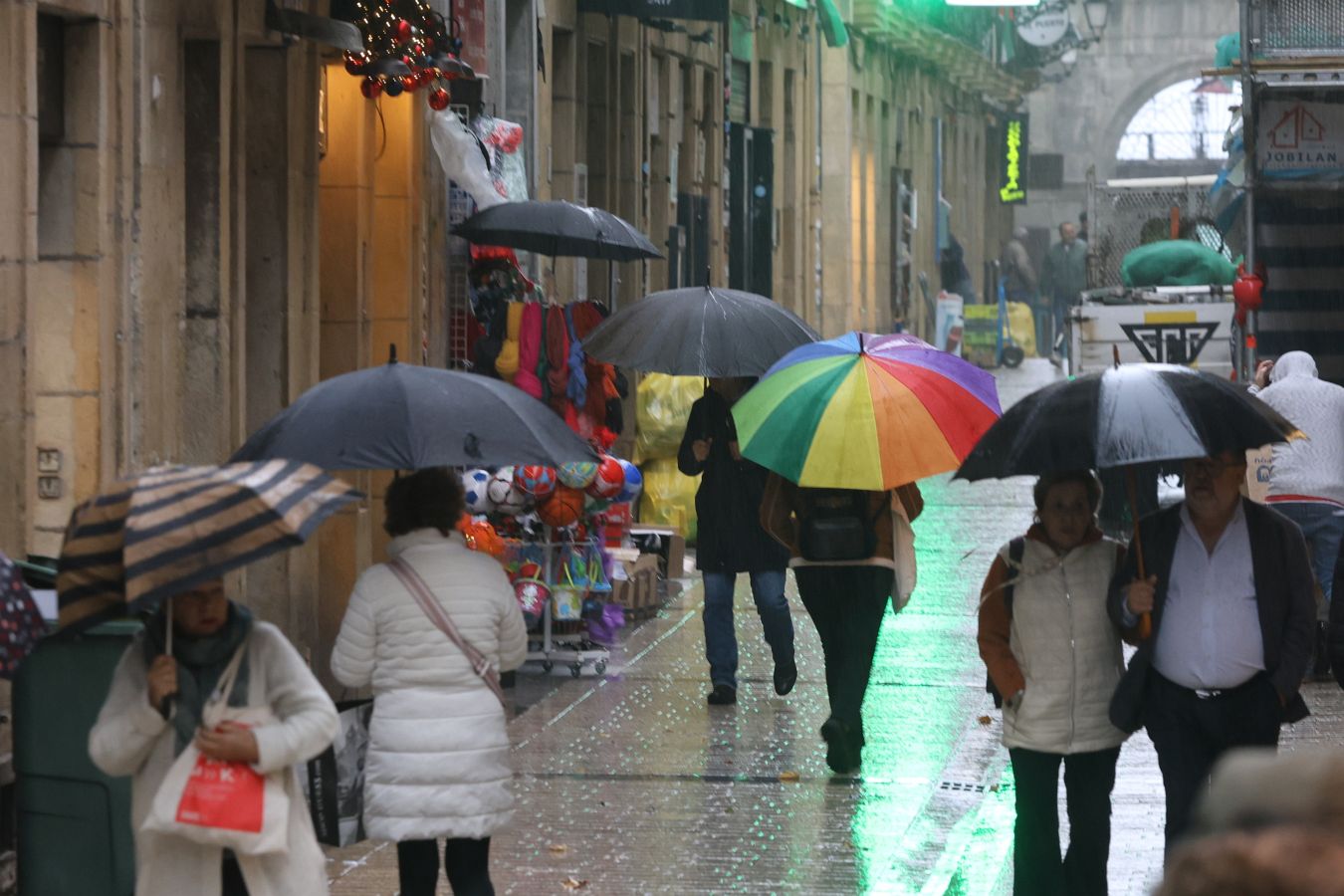 La lluvia nos acompañará hasta Navidad
