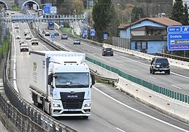 La N-I a su paso por Ordizia es uno de los puntos más críticos por el ruido excesivo provocado por el tráfico de la red viaria guipuzcoana.