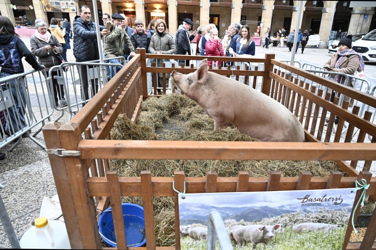 Donostia disfruta de su feria de Santo Tomás
