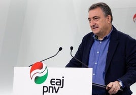 Aitor Esteban, portavoz del PNV en el Congreso.