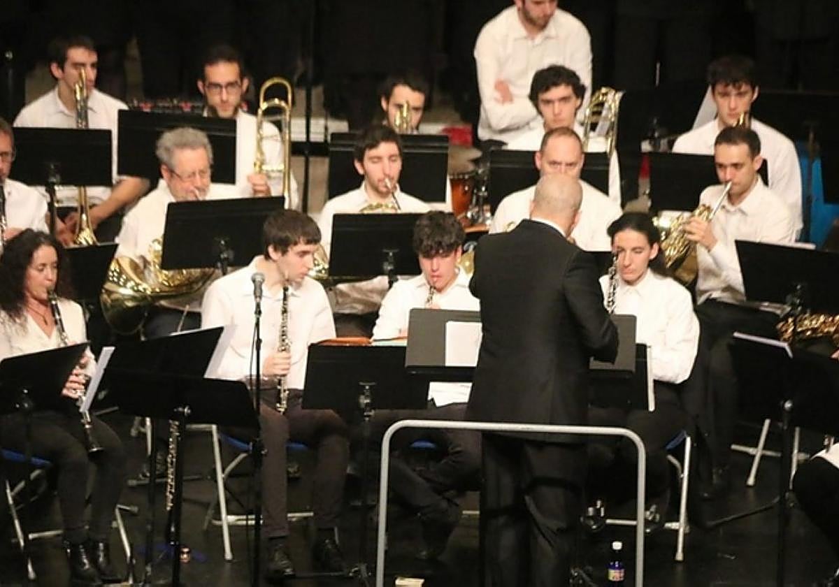 La Banda de Arrasate Musikal durante un anterior concierto.