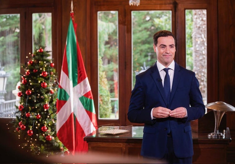 El lehendakari Imanol Pradales se dirige a la ciudadanía en su discurso de Nochevieja.