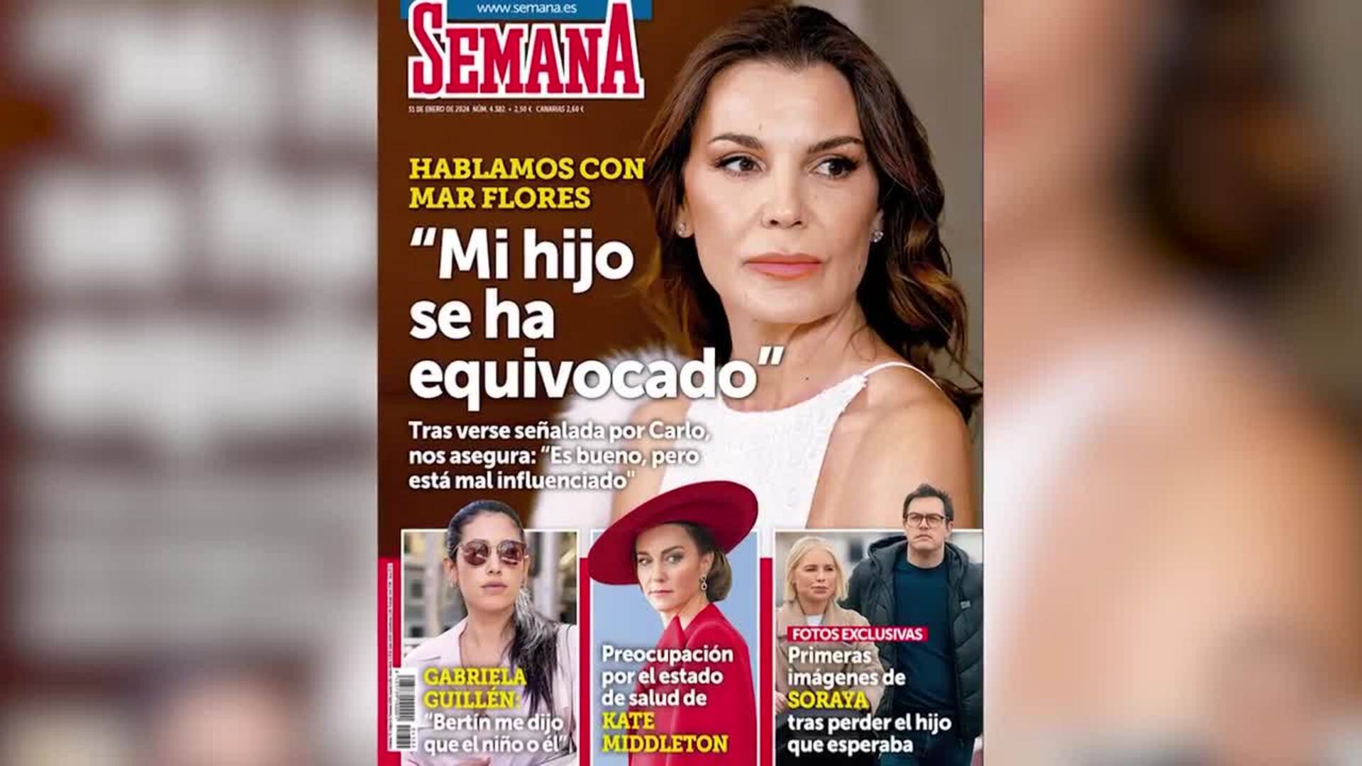 Mar Flores se protege tras la demoledora entrevista de su hijo