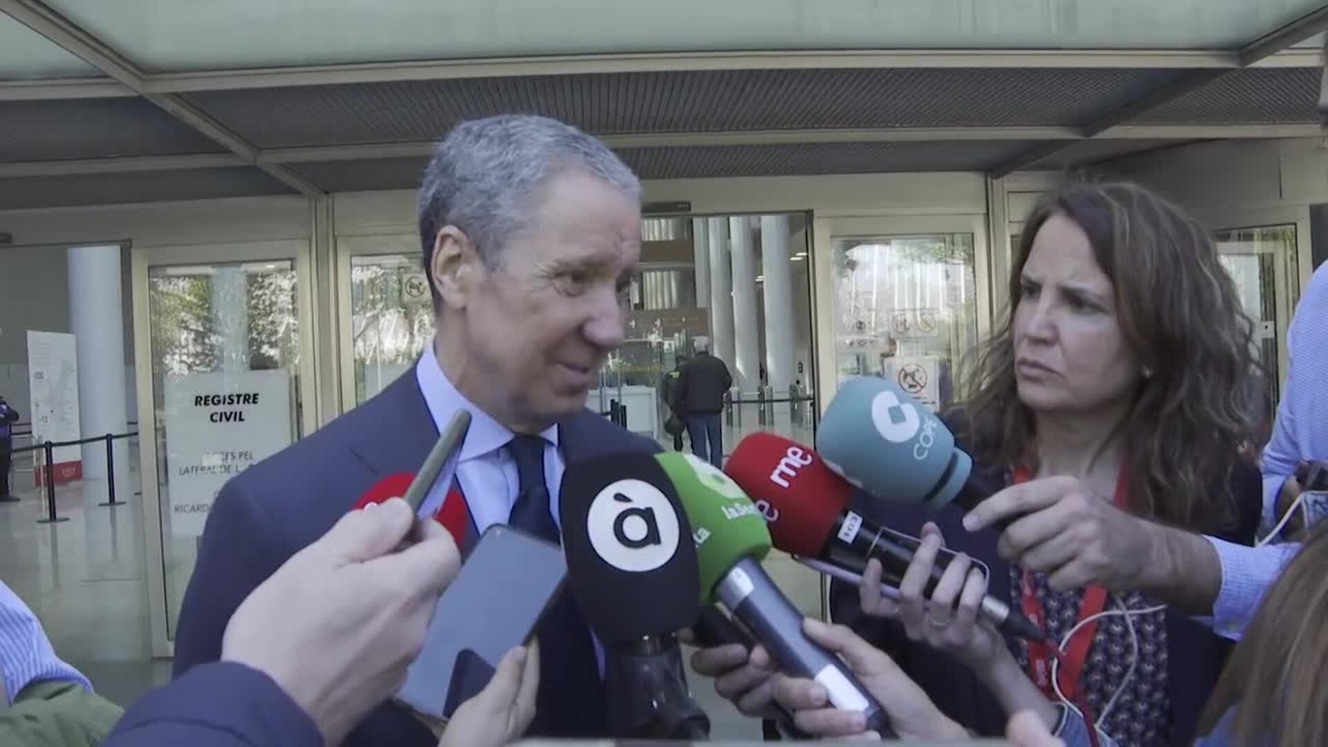 Zaplana sobre la declaración de Barceló: "Ninguna sorpresa, era lo que todos esperábamos"