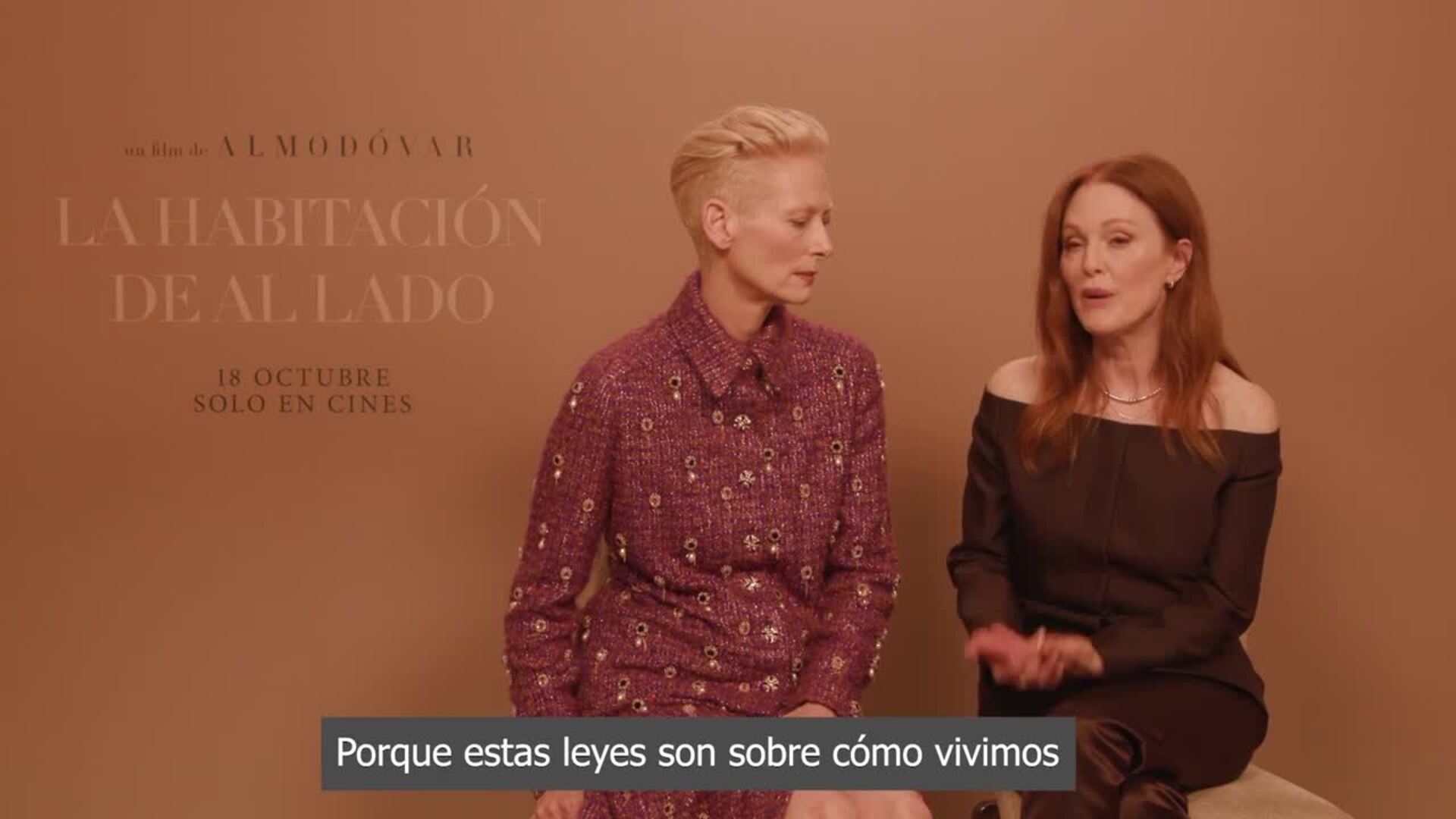 Tilda Swinton y Julianne Moore, chicas Almodóvar: "Hay un tira y afloja con los DDHH"