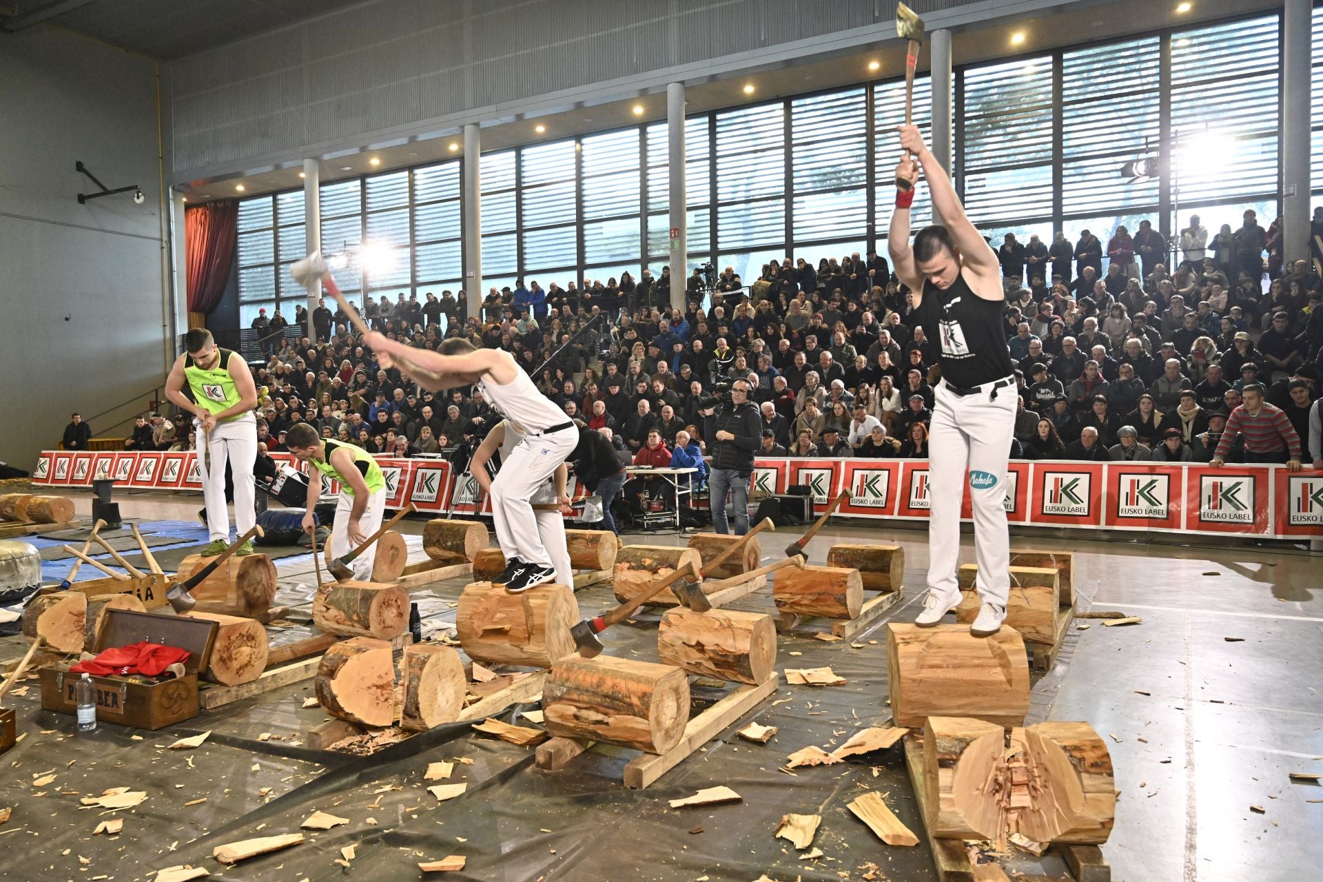 Las mejores imágenes de la Urrezko Aizkolarien Kopa