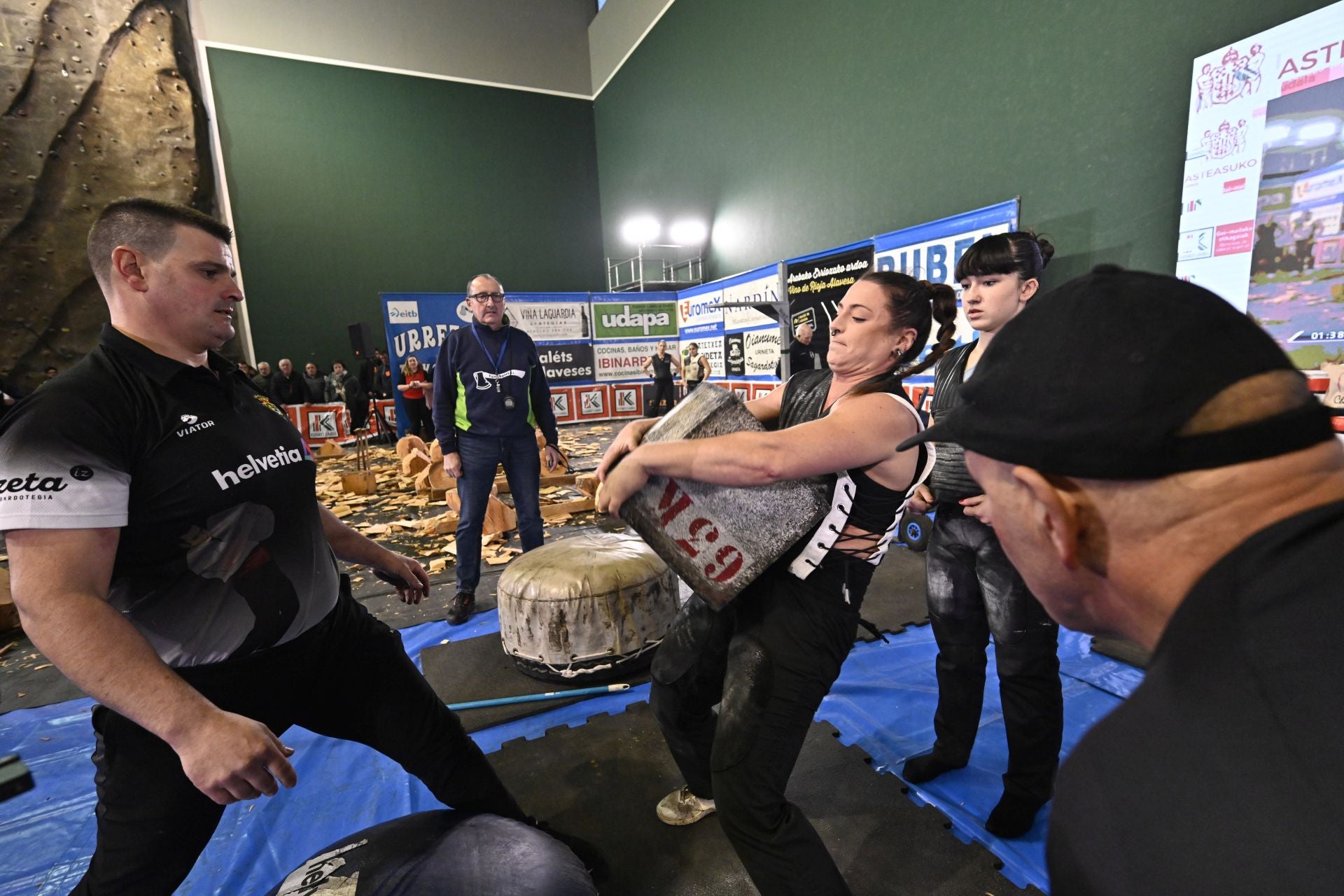 Las mejores imágenes de la Urrezko Aizkolarien Kopa