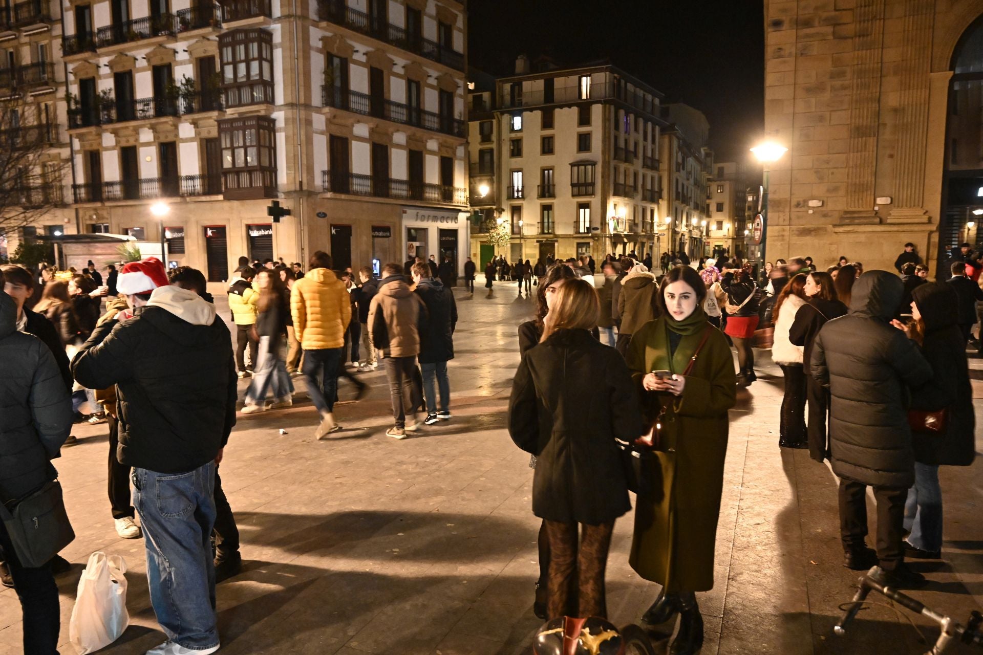 Donostia despide 2024 y recibe 2025 con buen ambiente navideño