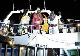 Los Reyes Magos llegarán en barco hasta Kai Zaharra.