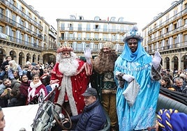 Los Reyes Magos llegan puntuales a Donostia