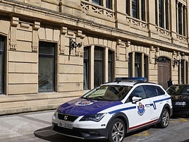 Imagen de un vehículo de la Ertzaintza.