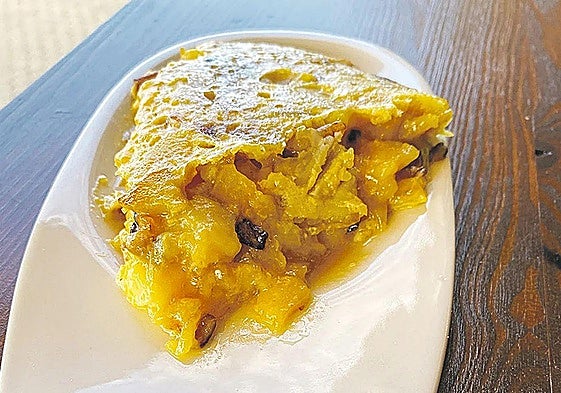 Tortilla de patata del bar Adamo de San Sebastián.