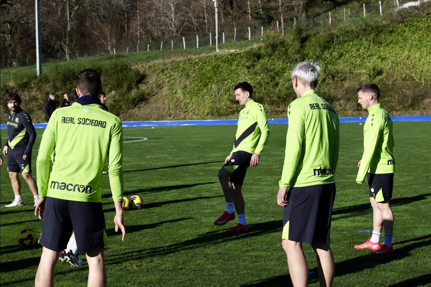 La Real calienta motores de cara al duelo ante el Villarreal