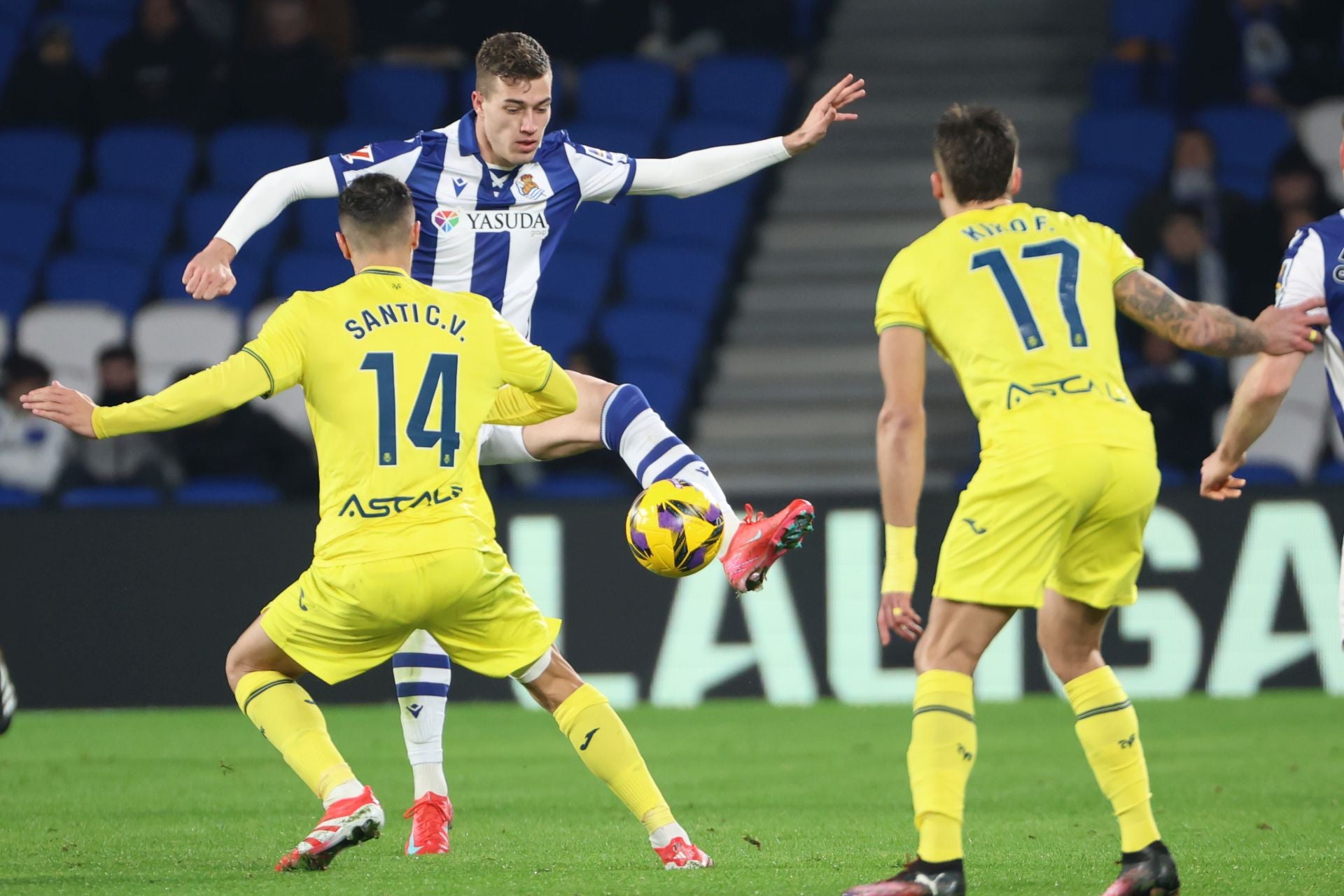 Las mejores imágenes del Real Sociedad - Villarreal