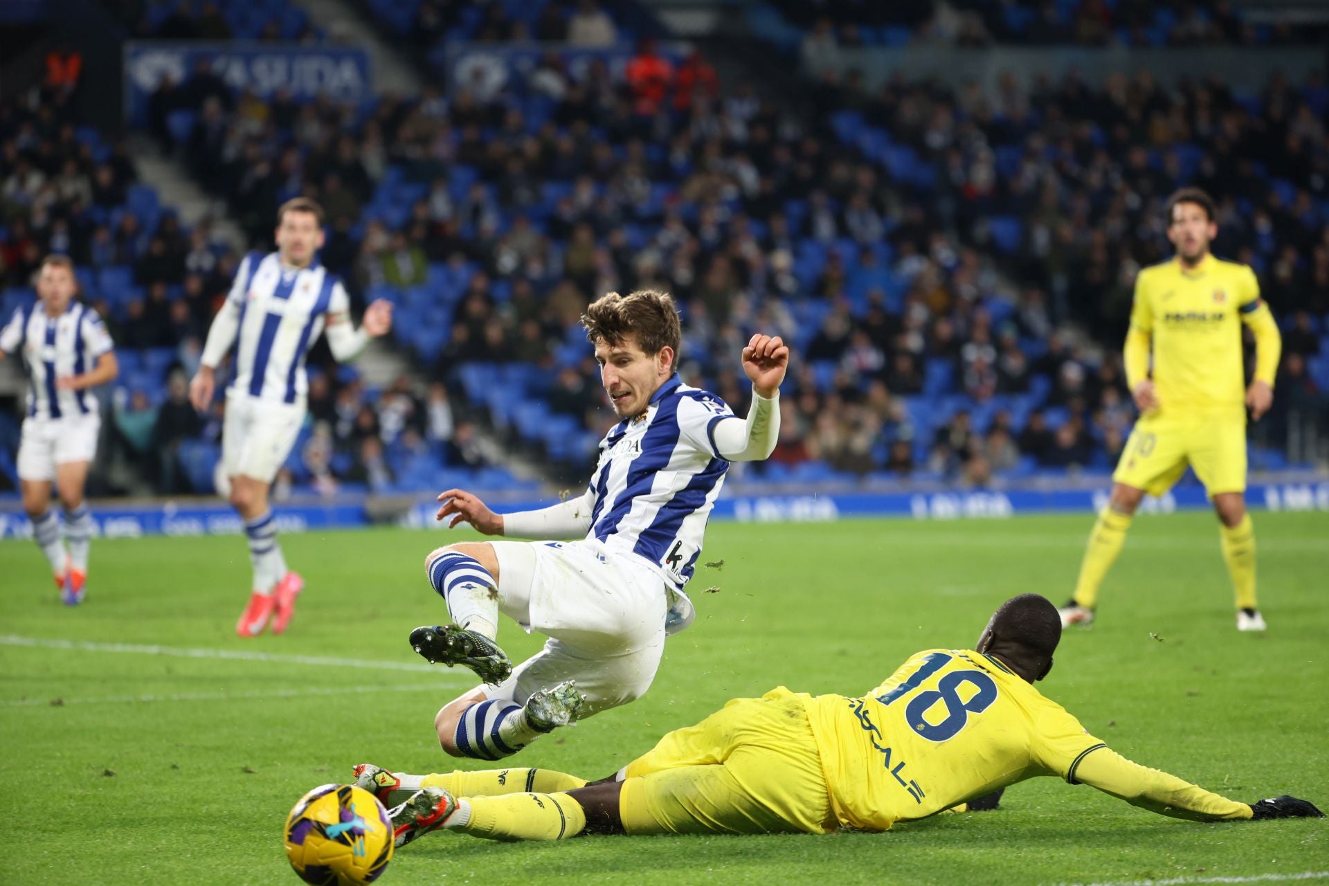 Las mejores imágenes del Real Sociedad - Villarreal