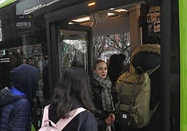 Usuarios de Dbus en San Sebastián.