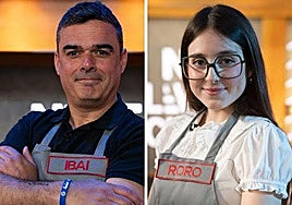 El guipuzcoano Ibai Karrera y la influencer, Roro, en las fotos promocionales del concurso de Telecinco.