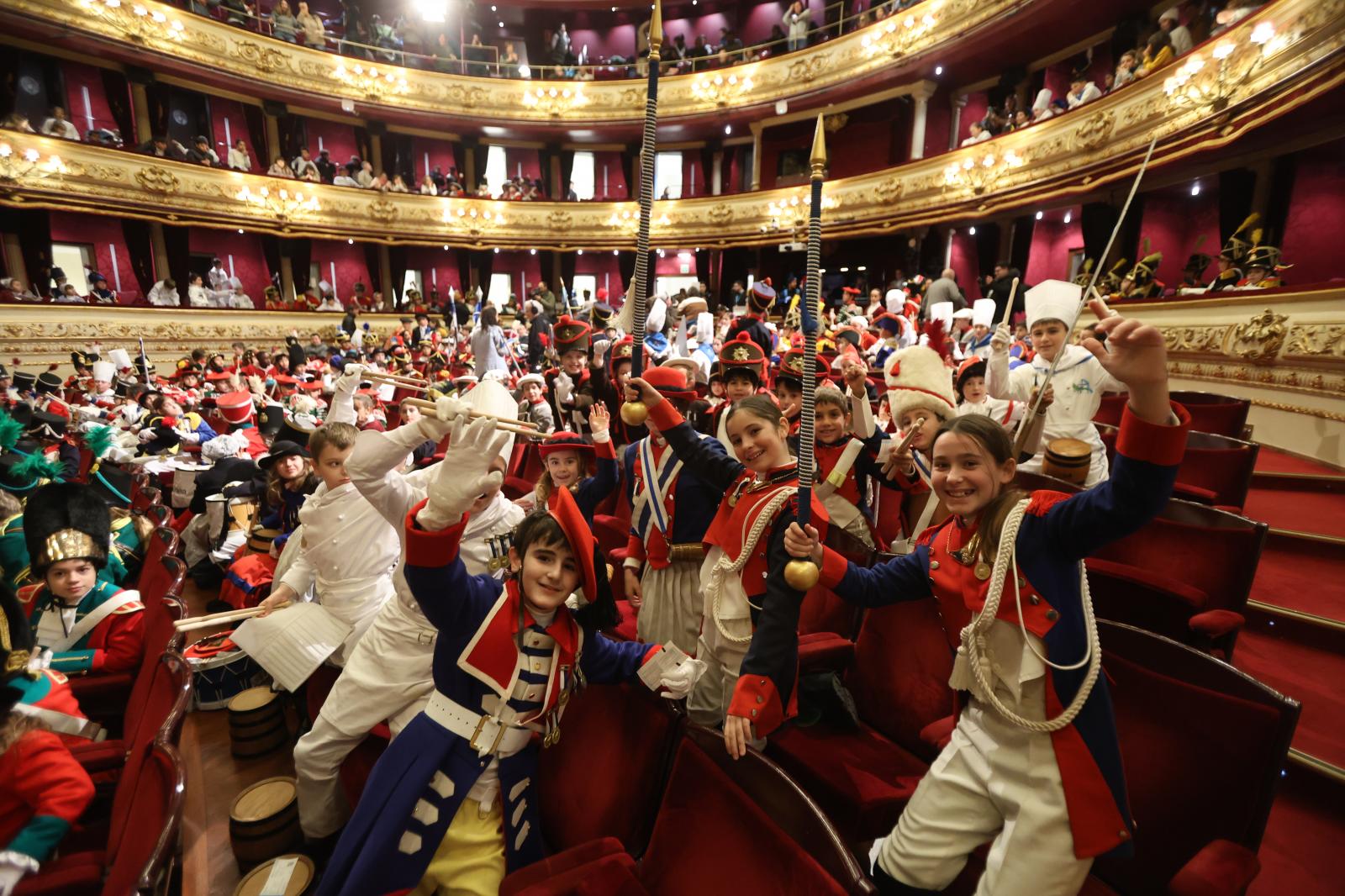 Los txikis, preparados para el gran día