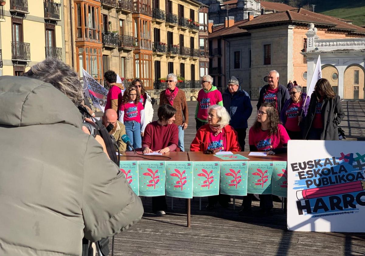 Una imagen del acto organizado ayer en Tolosa.