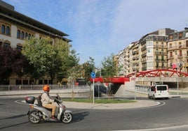 Vista de la calle Iztueta, en el barrio donostiarra de Gros.