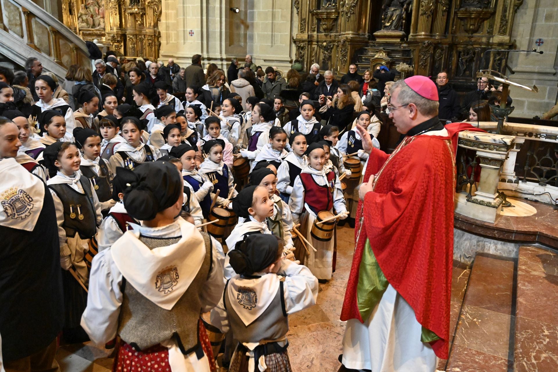 Multitudinaria misa de San Sebastián