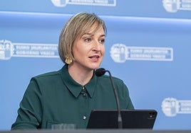 Maria Ubarretxena, portavoz del Gobierno Vasco.