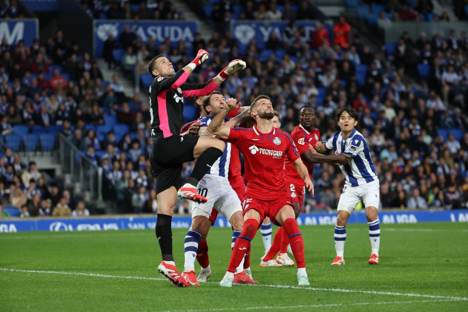 Las mejores imágenes del Real Sociedad 0 - Getafe 3