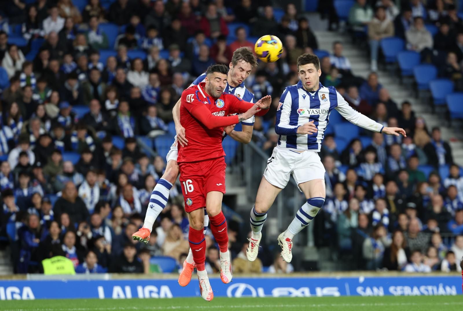 Las mejores imágenes del Real Sociedad 0 - Getafe 3