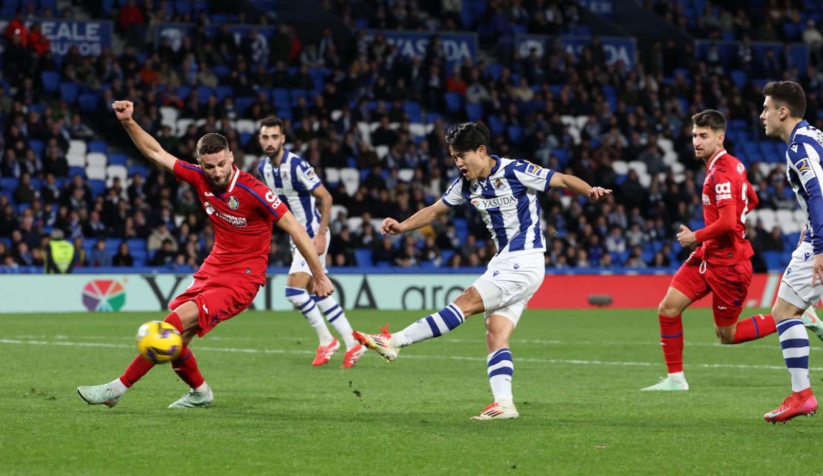 Las mejores imágenes del Real Sociedad 0 - Getafe 3