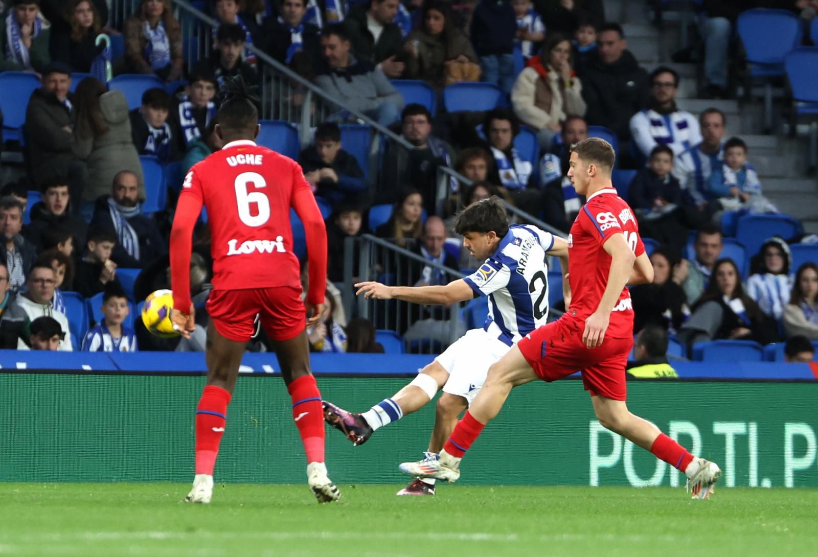 Las mejores imágenes del Real Sociedad 0 - Getafe 3