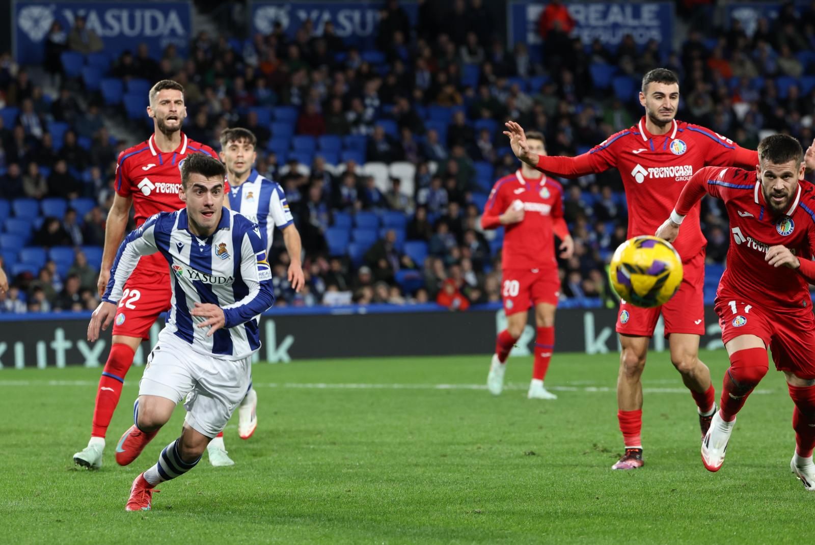 Las mejores imágenes del Real Sociedad 0 - Getafe 3