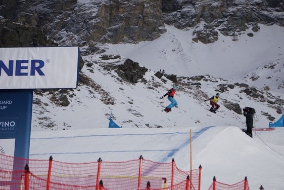 Eguibar, por delante en la primera prueba de Cervinia.