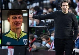 Kepa Arrizabalaga y Andoni Iraola.