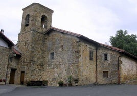 Mendiola. Iglesia de San Juan Bautista de Mendiola, en Eskoriatza, donde ejerció el clérigo cuyo cadáver apareció en Landeta.