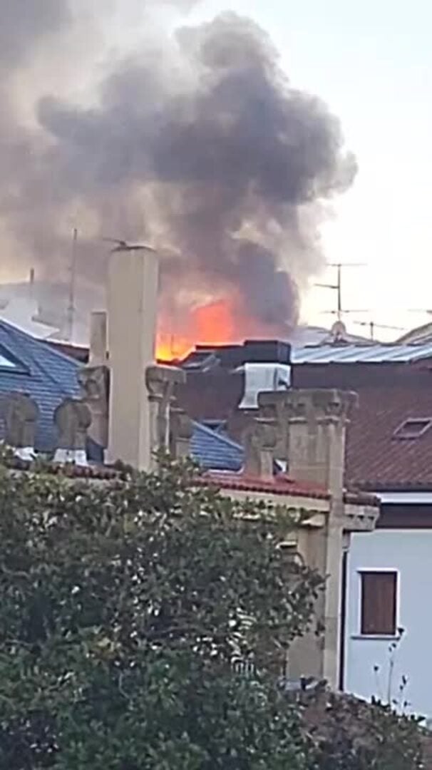 Incendio en Hernani