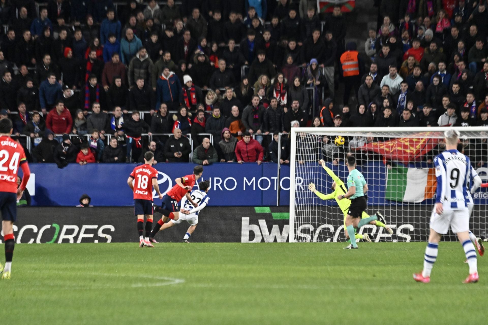 Las mejores imágenes del partido de El Sadar