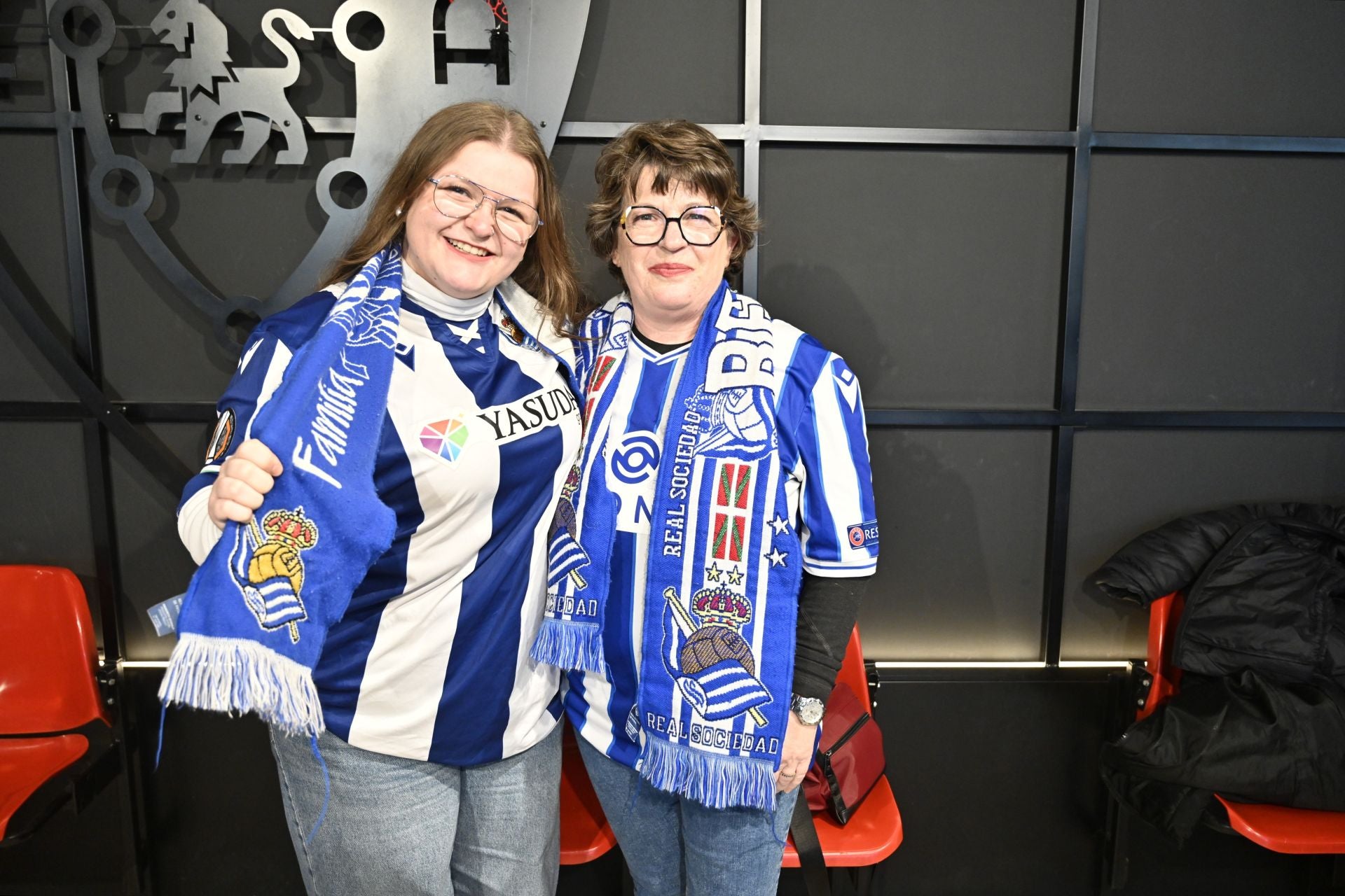 Así han recibido los aficionados a la Real en El Sadar