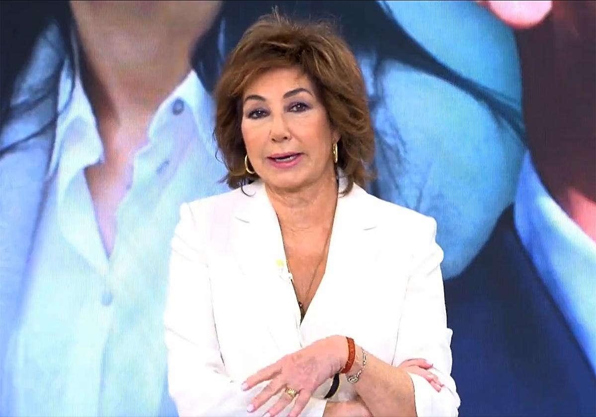 Ana Rosa Quintana durante su estreno de este lunes