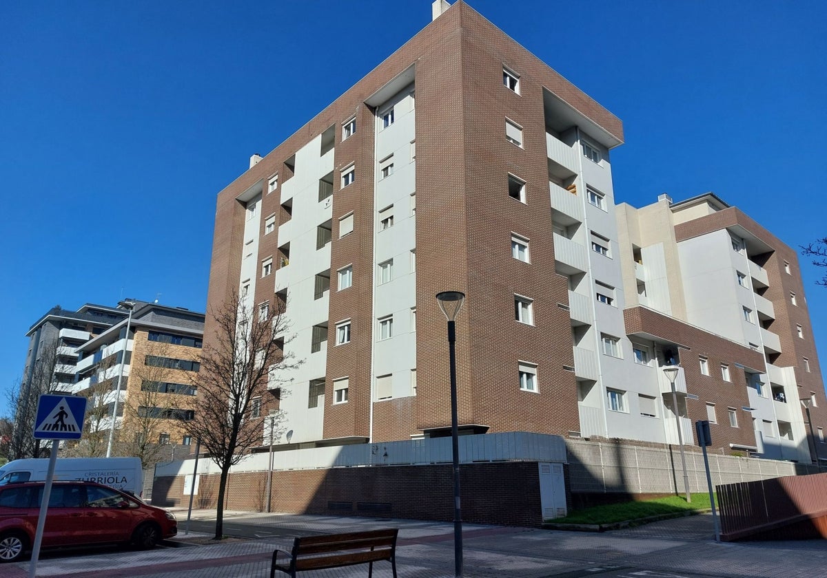 Edificio de Urumea Berri que acoge las viviendas protegidas.