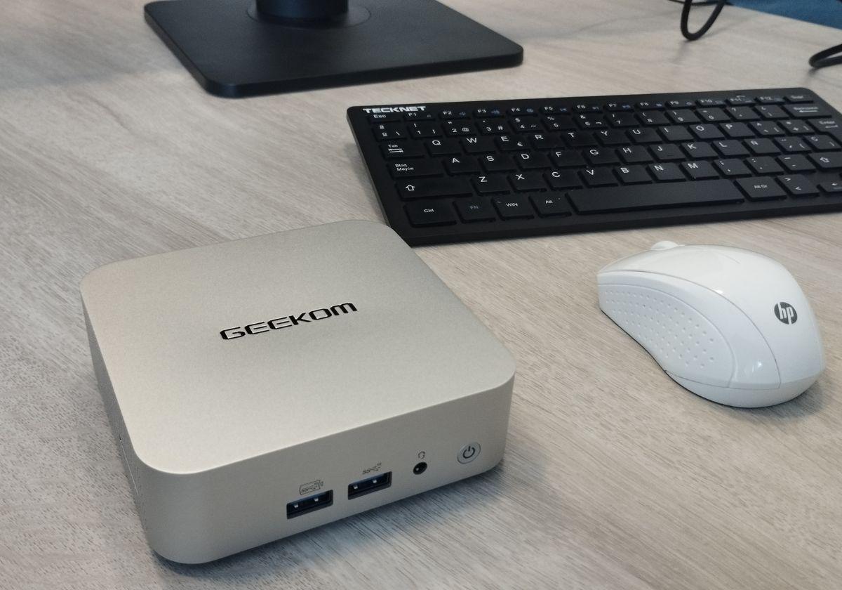 El mini PC A6 destaca por su diseño minimalista con carcasa de aluminio de 0,47 litros.