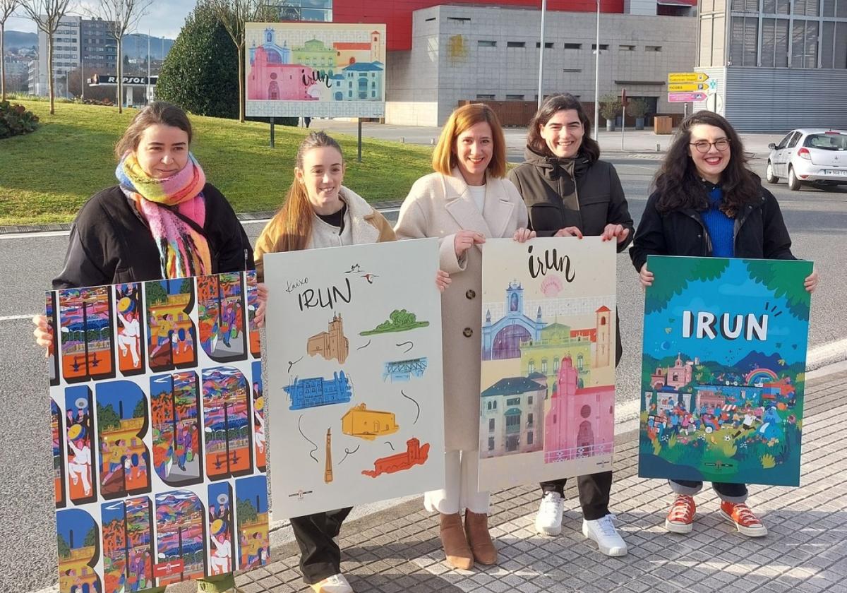 Maialen Arocena, Ainhoa Gordo, Cristina Laborda, Nuria Alzaga y Nerea Bermejo.