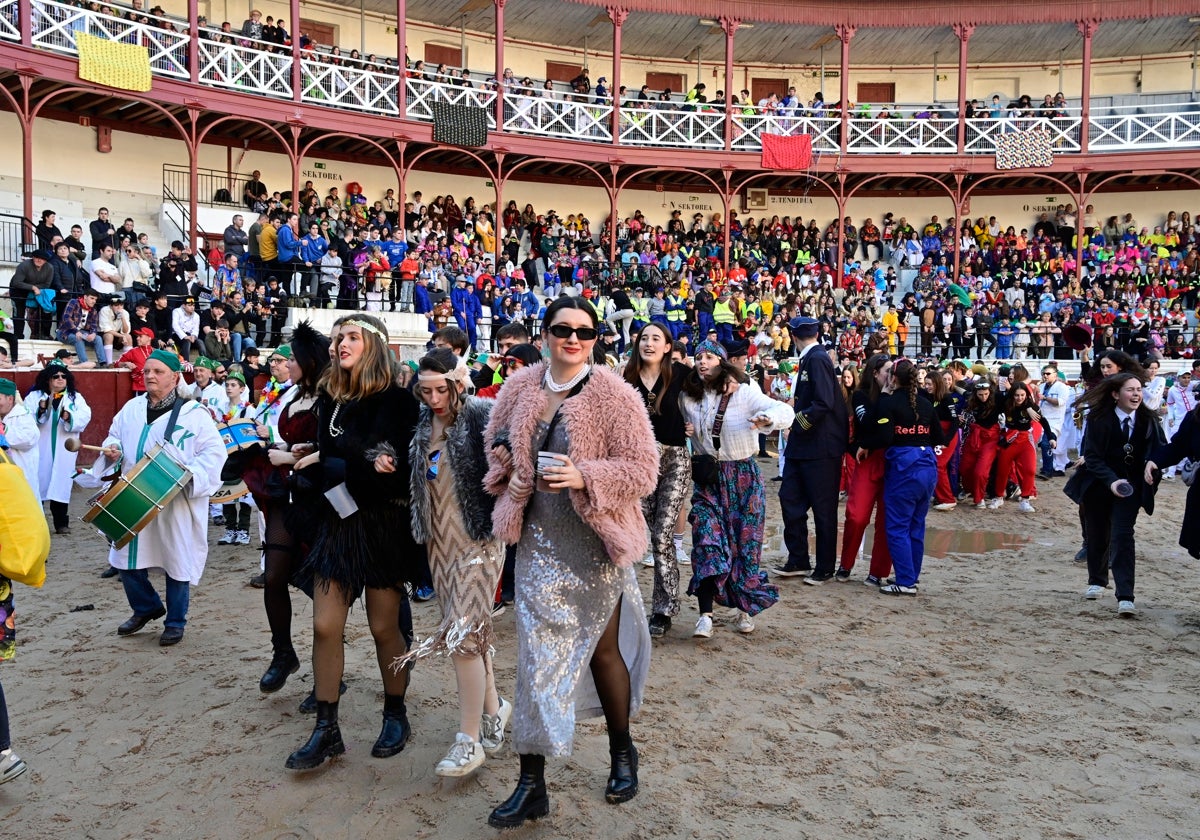 Imagen de una de las vueltas al ruedo en la plaza de toros de Tolosa el año pasado.