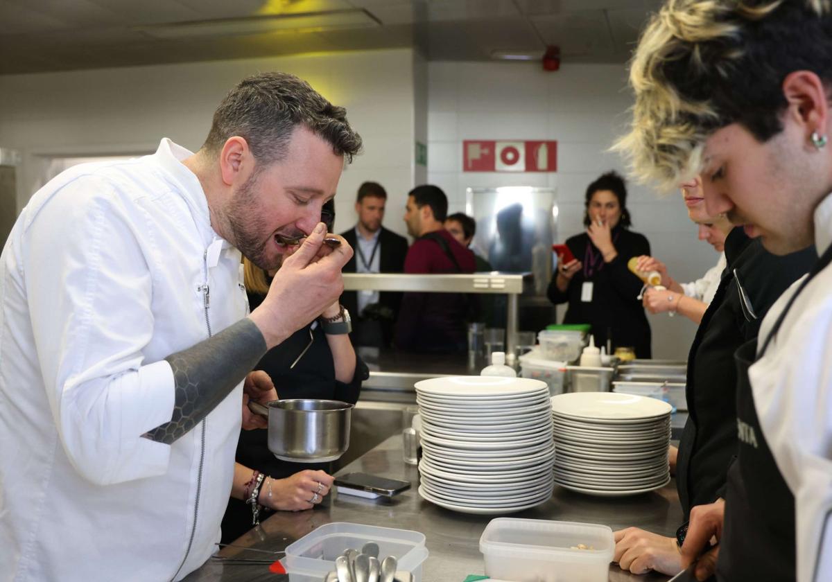 Imagen de archivo de una cena organizada en el Basque Culinary Center.