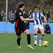 Intza Egiguren, de la grada de La Romareda al césped del Di Stéfano