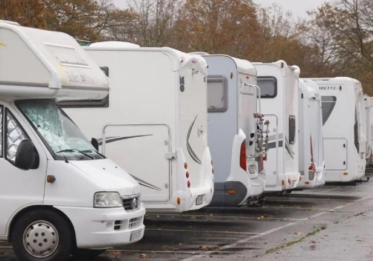 Parking de caravanas de Lakua.