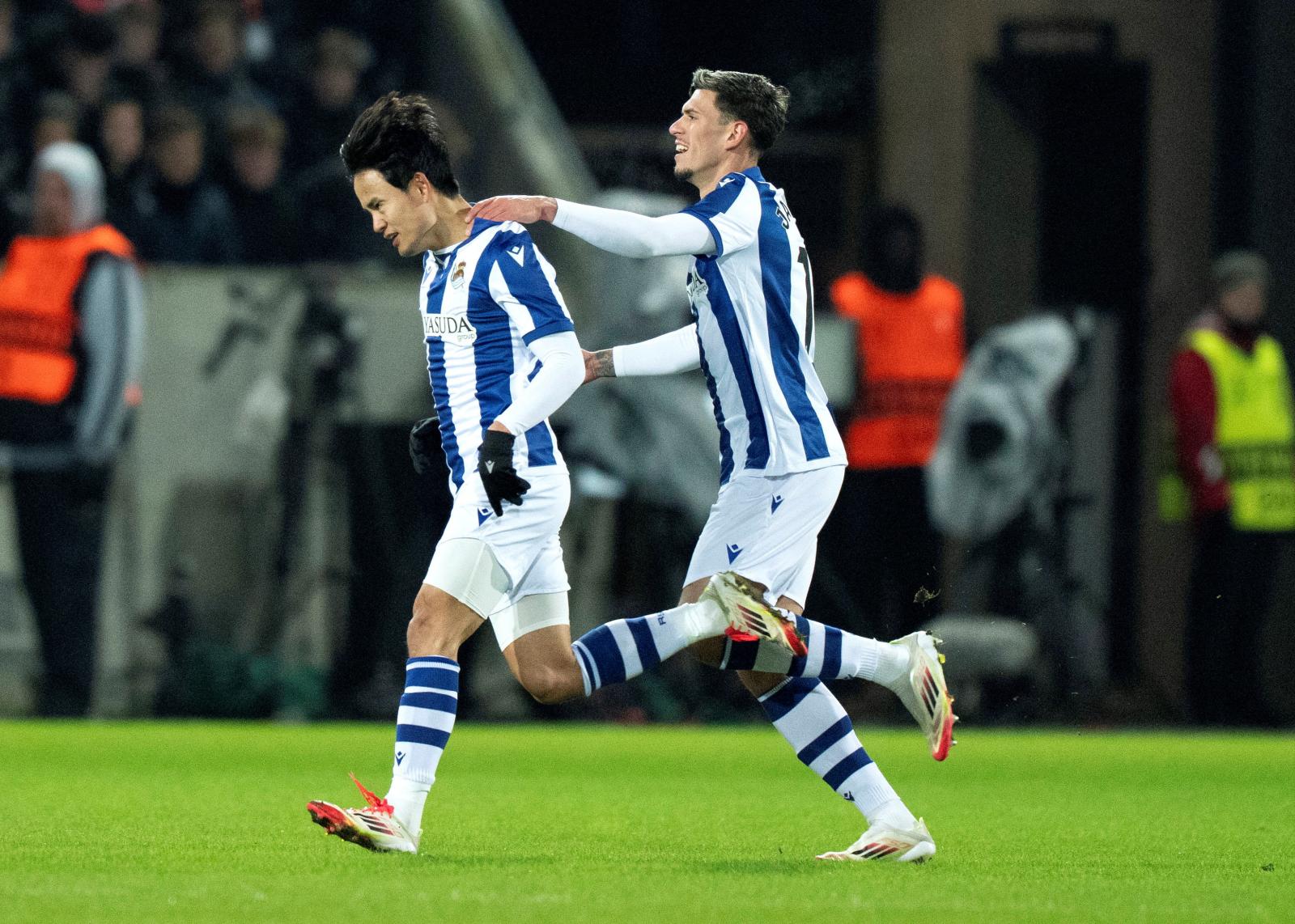 El triunfo de la Real Sociedad ante el Midtjylland, en imágenes