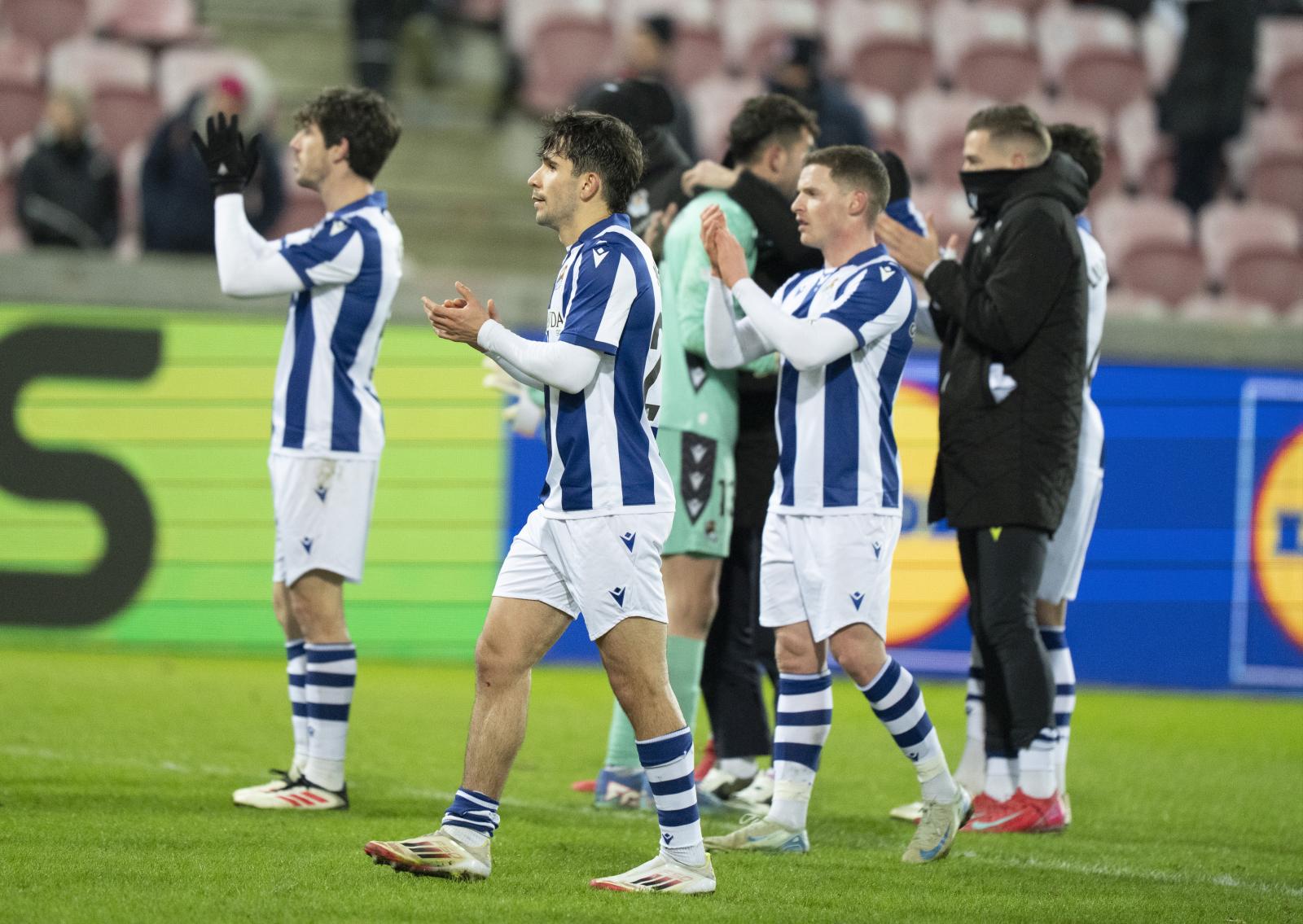 El triunfo de la Real Sociedad ante el Midtjylland, en imágenes